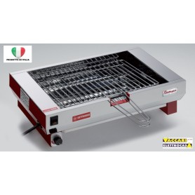 GRIGLIA ELETTRICA CON REGOLATORE DI TEMPERATURA INOX