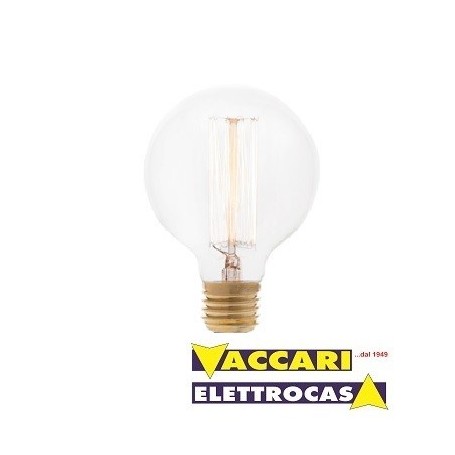 LAMPADINA DECORATIVA E27 40W con FILAMENTI