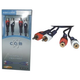 CAVO 2X SPINA RCA/2X PRESA RCA 1,5 MT