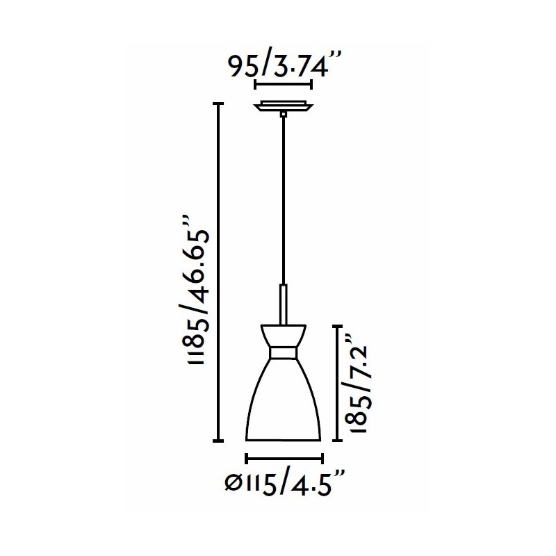 Piccolo lampadario RETRO FARO 20017  VERDE...