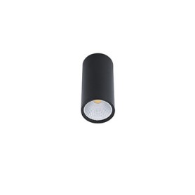 PLAFONIERA DA SOFFITTO A LED IN ALLUMINIO NERA FORMA...