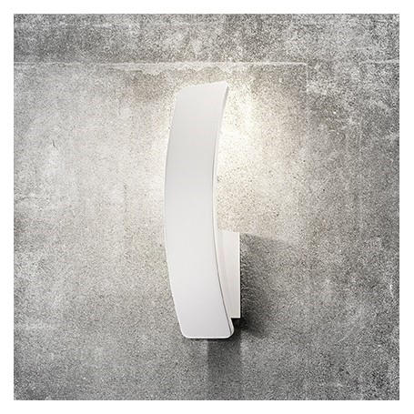 LAMPADA DA PARETE a LED  IN ALLUMINIO VELA AP1 IDEAL LUX 1 LUCE 