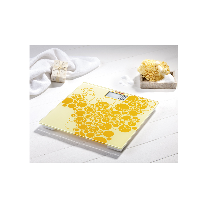 Bilancia pesapersone digitale super sottile SOEHNLE PINO LIMITED EDITION colore giallo 