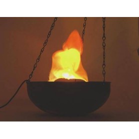 FIAMMA DECORATIVA LUCE LED  EFFETTO FIAMMA CON BRACIERE... 2