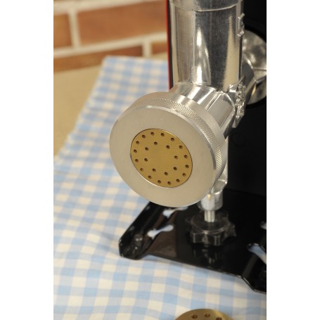 TORCHIO PER PASTA ELETTRICO CON TRAFILE IN OTTONE NEW OMRA MINIPROFESSIONAL