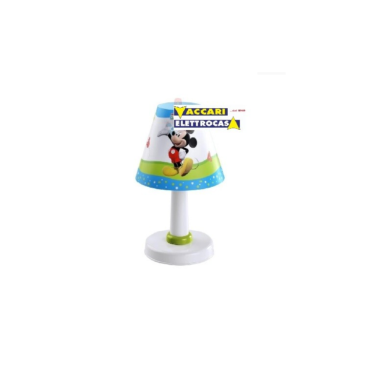 Lumetto abat-jour  per cameretta bimbi TOPOLINO Disney DALBER 