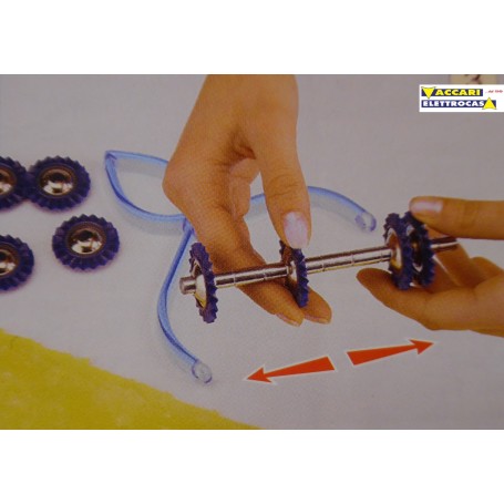 TAGLIAPASTA PastaBike MARCATO con Rotelle smerlate per tortellini