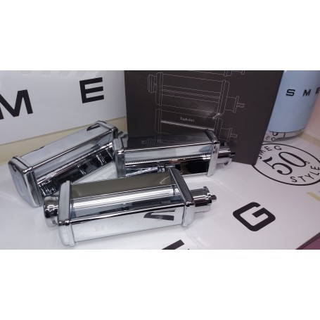 KIT completo di SFOGLIATRICE, TAGLIATELLE E TAGLIOLINI per  IMPASTATRICE  SMEG