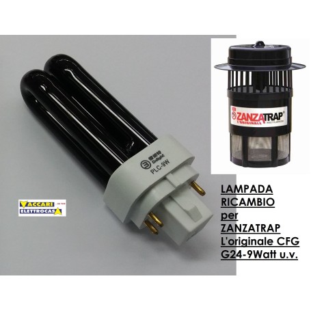 RICAMBIO LAMPADA UV PER ZANZATRAP originale CFG