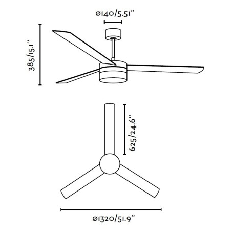 VENTILATORE CON LUCE LED E CASSA BLUETOOTH  ICE 33459 FARO