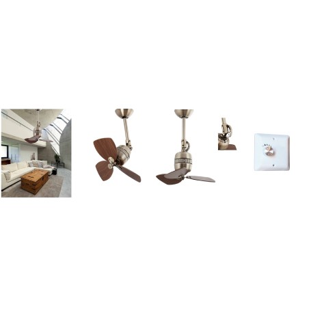 ventilatore soffitto VEDRA FARO 33450 linea Vintage