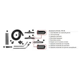 BIDONE ASPIRALIQUIDI E SOLIDI  GISOWATT PC50... 2