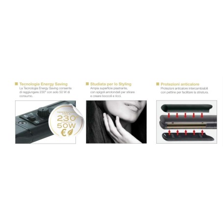 PIASTRA STIRA CAPELLI ELMOT DIVA PROFESSIONALE