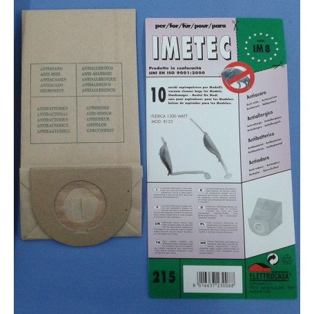 SACCHETTI PER FLEXICA IMETEC COMPATIBILI IM8 ELETTROCASA