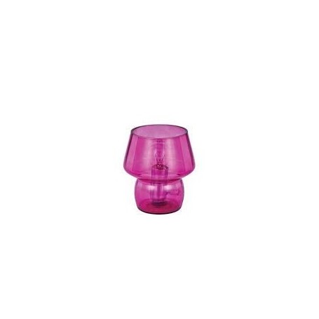 ZENO TL1 PICCOLA LAMPADA DA TAVOLO IN VETRO A FORMA DI FUNGHETTO