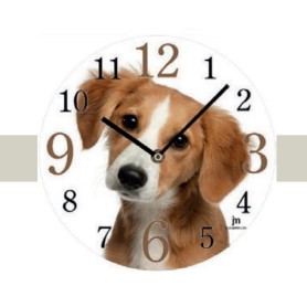 Orologio parete con immagine Cagnolino biondo 14845