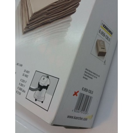 Sacchetti aspirapolvere BIDONE KARCHER 6.959 130