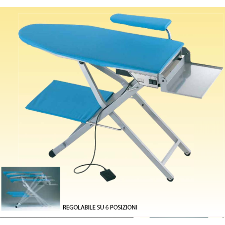 ASSE DA STIRO RISCALDATO ASPIRANTE E SOFFIANTE ASTREA