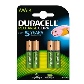 Batterie DURACELL RICARICABILI AAA confezione da 4