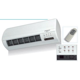 Termoventilatore a parete con telecomando e timer