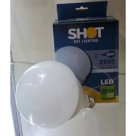 LAMPADINA LED GLOBO LUCE FREDDA 22WATT