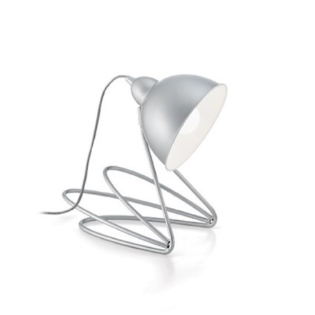 lampada da tavolo GUENDALIN TL1 IdealLux in metallo colore argento