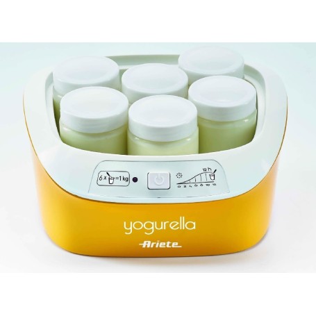 YOGURTIERA 6 VASETTI GIALLA ARIETE YOGURELLA
