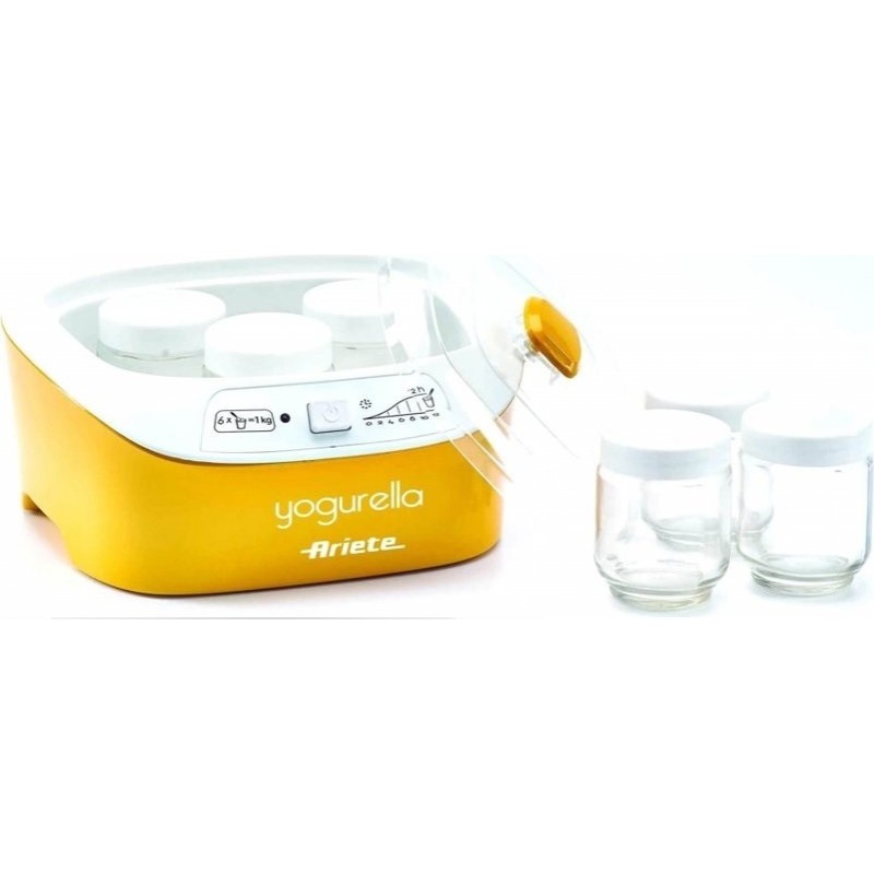 YOGURTIERA 6 VASETTI GIALLA ARIETE YOGURELLA