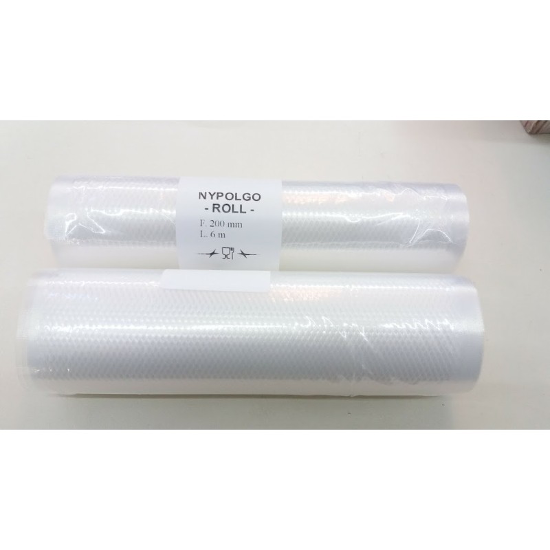 ROTOLI  per SOTTOVUOTO ALIMENTI goffrati varie larghezze