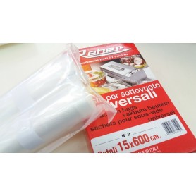 ROTOLI  per SOTTOVUOTO ALIMENTI goffrati varie larghezze 2