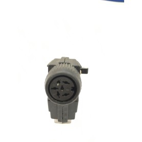 addatttore-commulatore - Presa DIN 6pin su 1x spina -scart con interruttore - Nero  2