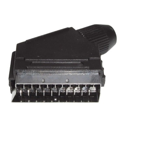 spina scart -da saldare 21 poli