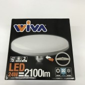 Lampada LED 24W E27 diametro cm20 6000K WIVA 12100379