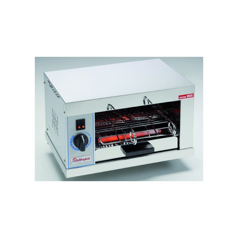 Tostiera inox 2 pinze professionale T920 ELETTROPIU'