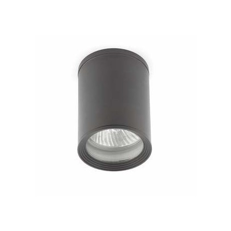 Lampada a cilindro da esterno in alluminio altezza cm 14, diametro cm 11 colore Grigio Scuro TASA 70806 FARO  Lampada a cilindro da esterno in alluminio altezza cm 14, diametro cm 11 colore Grigio Scuro TASA 70806 FARO