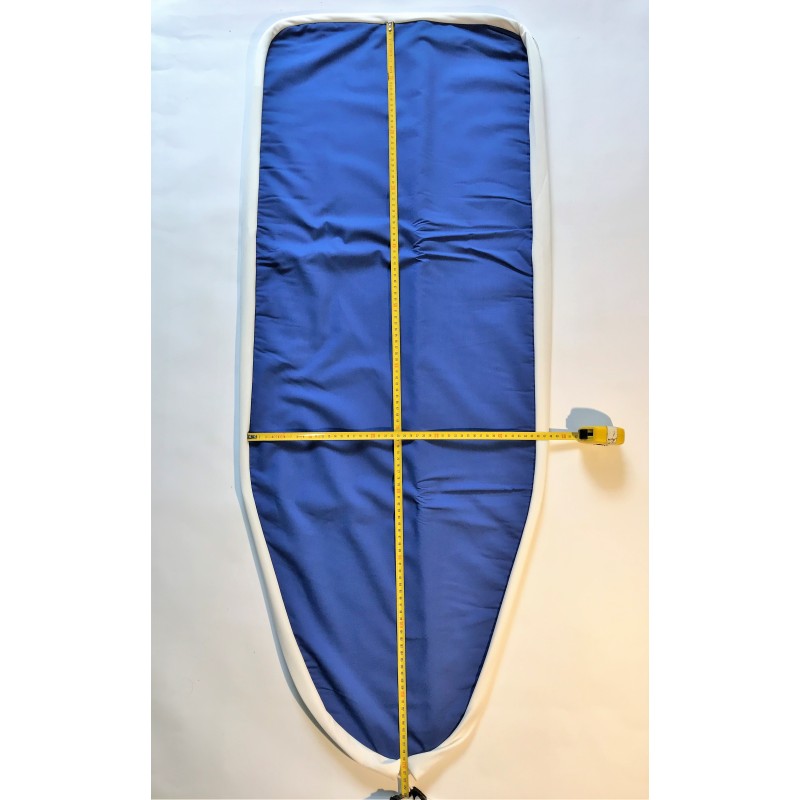 Telo professionale per tavolo da stiro aspirante GHIBLI 120x45 con mollettone VAC026 BLUITALIA