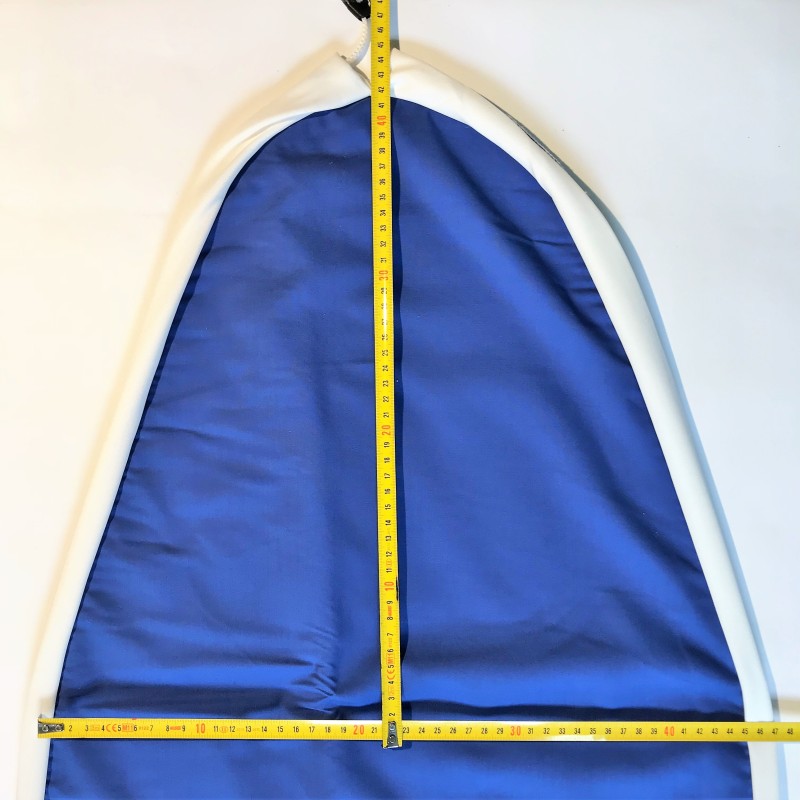 Telo professionale per tavolo da stiro aspirante GHIBLI 120x45 con mollettone VAC026 BLUITALIA