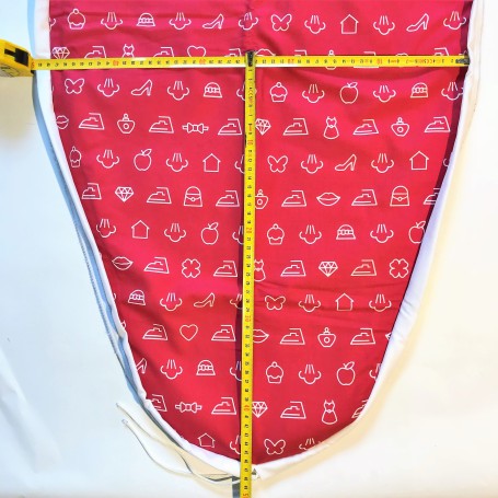 Telo Mollettone per Asse da stiro  PA701 LELIT 123x48 (adattabile anche ad asse JAGUA)