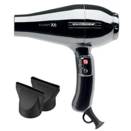 Asciugacapelli leggero e silenzioso con diffusore elmot x6
