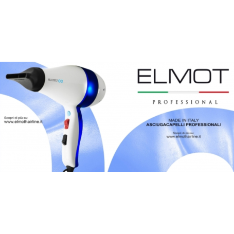 asciugacapelli ossigeno attivo con diffusore Elmot