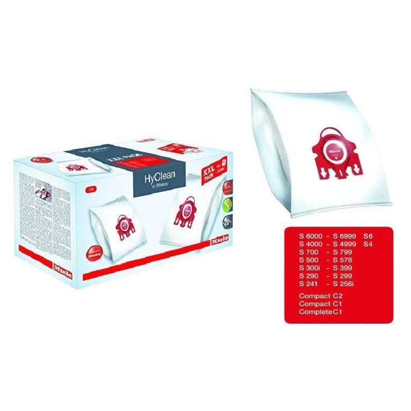 SACCHETTI PER ASPIRAPOLVERE MIELE FJM CONFEZIONE MAXI