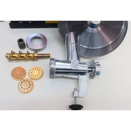 TORCHIO PER PASTA ELETTRICO CON TRAFILE IN OTTONE NEW OMRA PROFESSIONAL ORIGINALE
