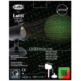 Proiettore LEDGarden colori verde/rosso, per uso interno ed esterno LOTTI
