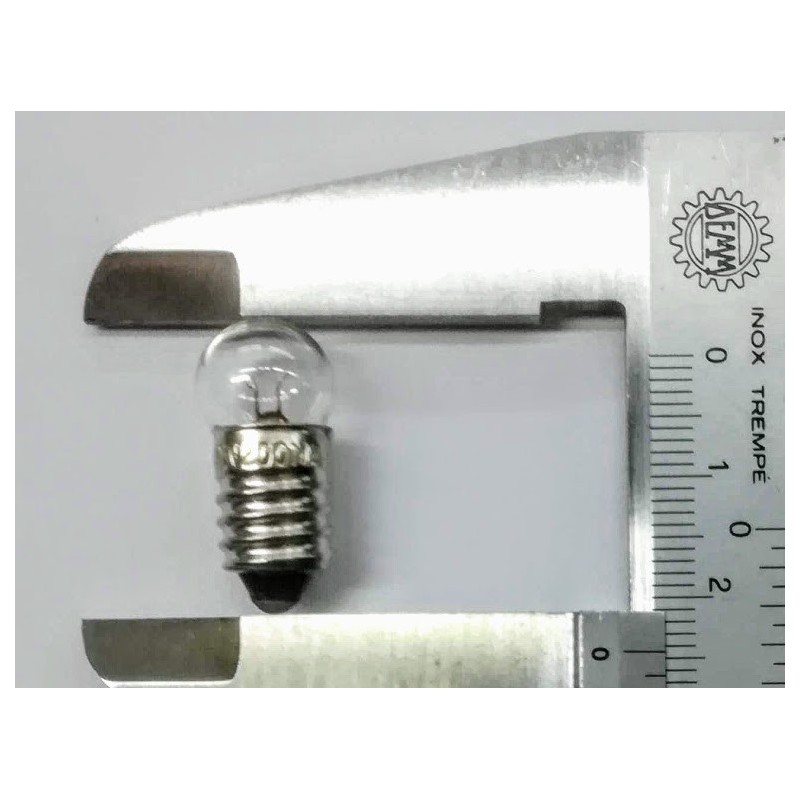 lampadina Micro per torce 1,5volt E10 200Ma- S600