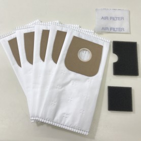 Confezione di 5 sacchi di ricambio per scope elettriche SPEEDY, DUST, EMER ELETTROPIU'