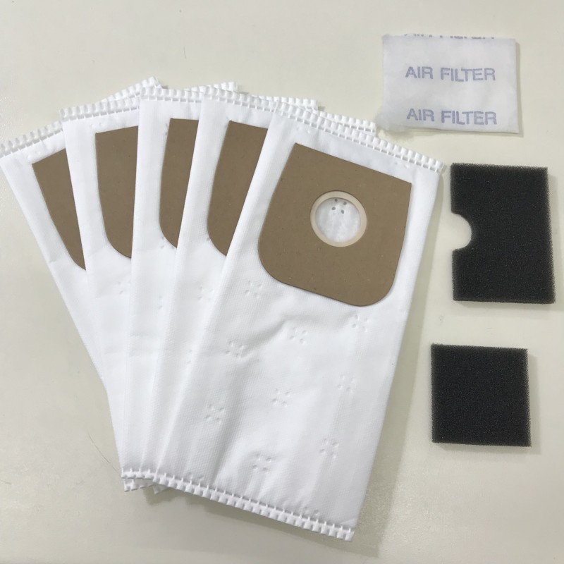 Confezione di 5 sacchi di ricambio per scope elettriche SPEEDY, DUST, EMER ELETTROPIU'