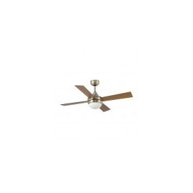 Ventilatore soffitto con luce, 4 pale, oro vecchio/marrone 33695 MINI ICARIA 2