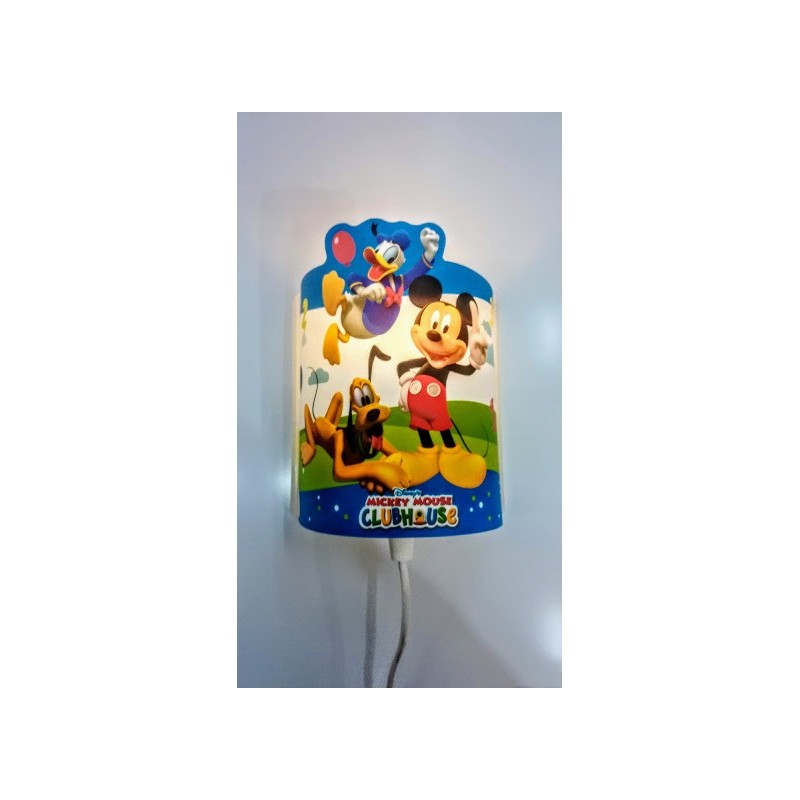 Punto luce notturno a LED da fissare a parete TOPOLINO
