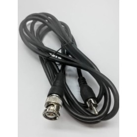 CAVO BNC-RCA METRI2 cavo rotondo, Terminale cavo_1: spina-BNC, Terminale cavo_2: spina-RCA, 2m, nero, schermatura: semplice 1x s
