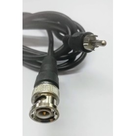 CAVO BNC-RCA METRI2 cavo rotondo, Terminale cavo_1: spina-BNC, Terminale cavo_2: spina-RCA, 2m, nero, schermatura: semplice 1x s 2